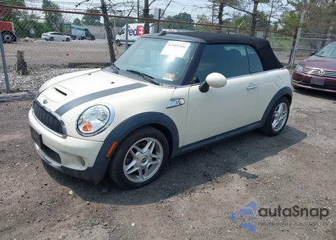 2010 Mini Cooper S z USA, uszkodzony, nr VIN WMWMS3C54ATY08644